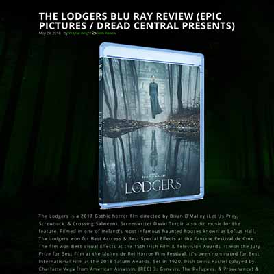 THE LODGERS BLU RAY REVIEW (EPIC PICTURES / DREAD CENTRAL PRESENTS)